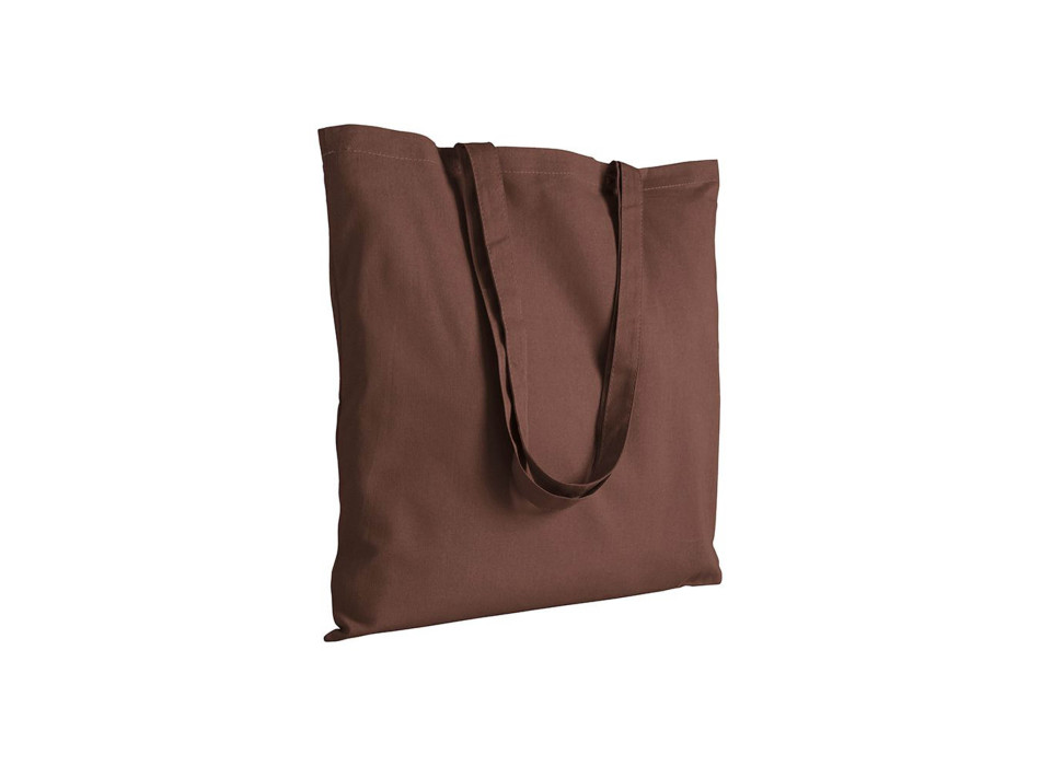 Shopper in cotone 130 g/m2, manici lunghi
