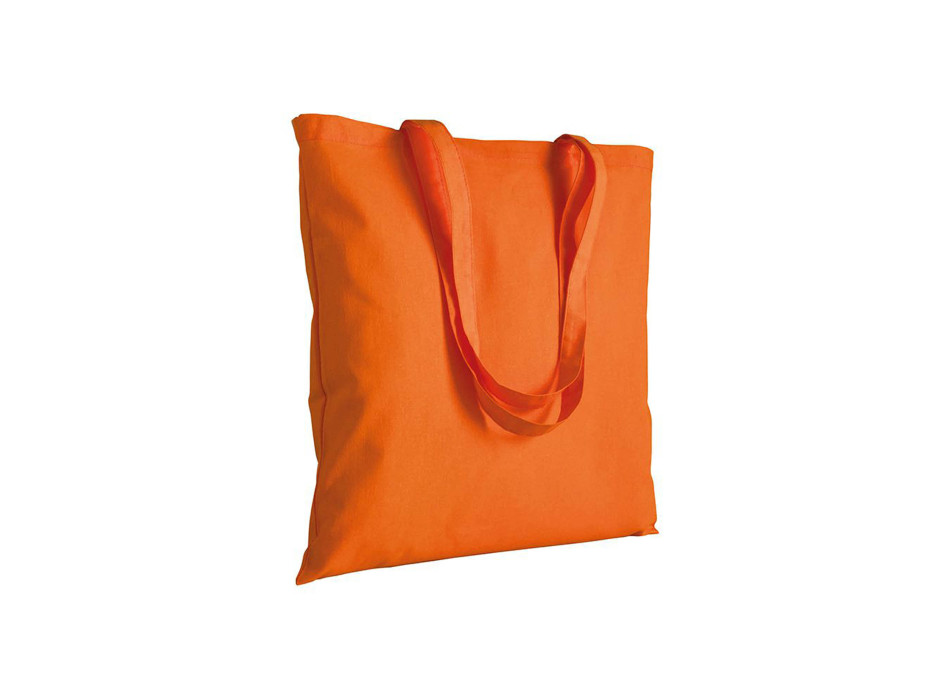Shopper in cotone 130 g/m2, manici lunghi