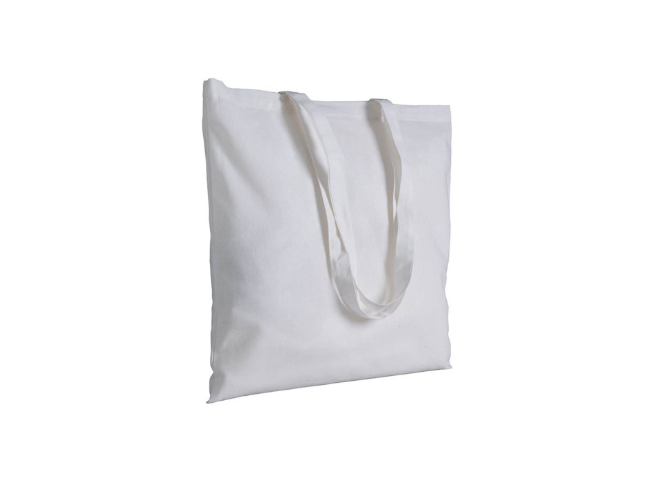 Shopper in cotone 130 g/m2, manici lunghi