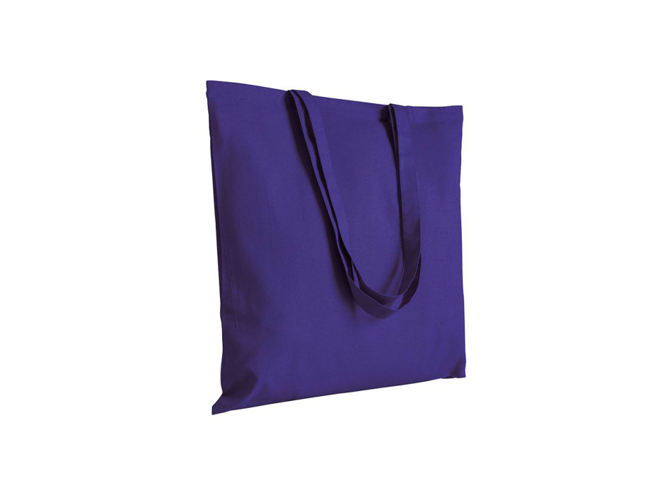 Shopper in cotone 130 g/m2, manici lunghi