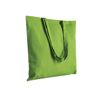 Shopper in cotone 180 g/m2, manici lunghi