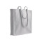 Shopper in cotone manici lunghi e soffietto