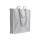 Shopper in cotone 180 g/m2, manici lunghi e soffietto