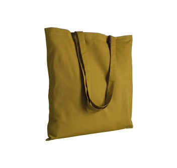 Shopper in cotone 220 g/m2, manici lunghi