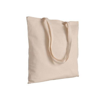 Shopper in cotone 220 g/m2, manici lunghi