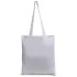 Shopper in cotone manici lunghi