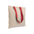 Shopper in cotone manici lunghi colorati