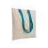 Shopper in cotone manici lunghi colorati