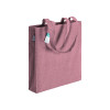 Shopper  in cotone riciclato 190 g/m2, manici lunghi e soffietto