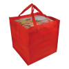 Shopper in formato cartone da pizza in TNT 80 g/m2