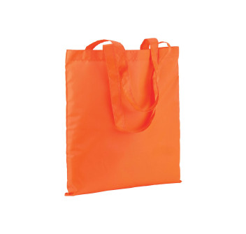 Shopper in poliestere 210T colori fluo, manici lunghi Gheddi