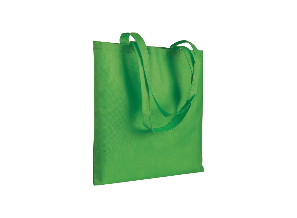 Shopper in TNT 80 g/m2 cucito, manici lunghi