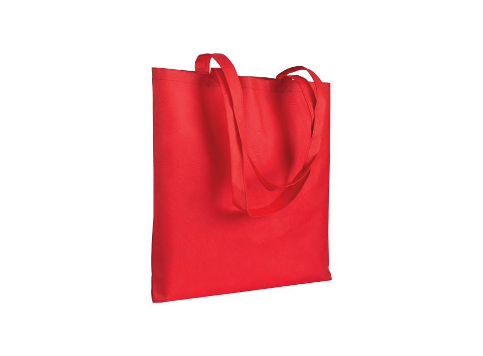 Shopper in TNT 80 g/m2 cucito, manici lunghi