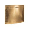 Shopper in TNT laminato metallizzata, manici corti