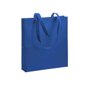Shopper termosaldata in R-pet  80 g/ m2 con soffietto