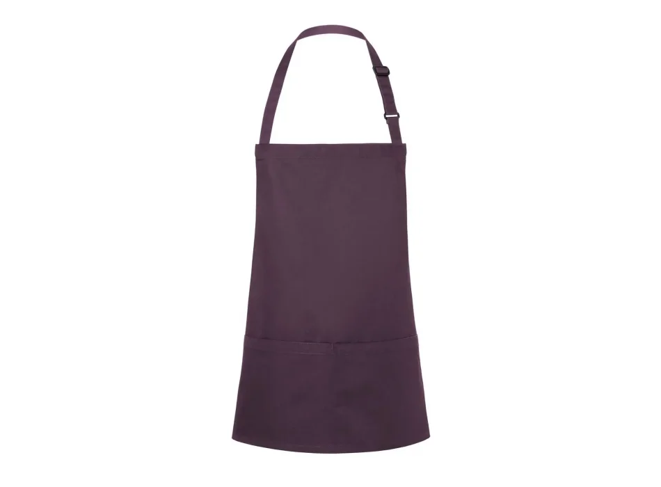 Short Bib Apron Basic With Buckle And Pocket  Gheddi