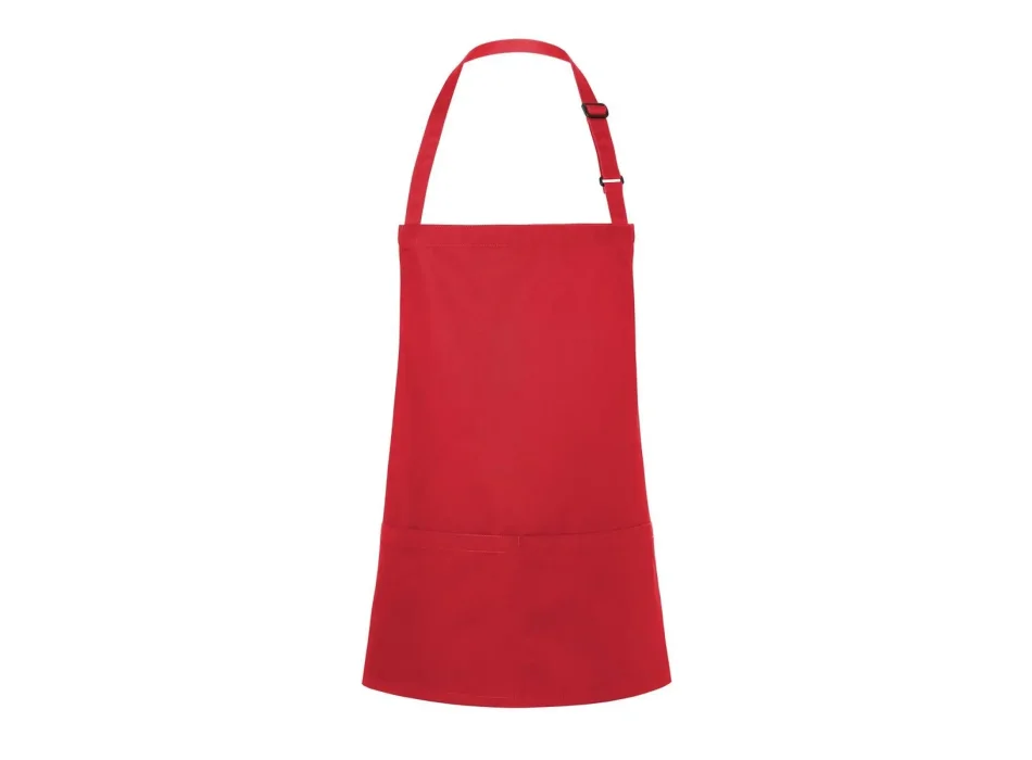 Short Bib Apron Basic With Buckle And Pocket  Gheddi