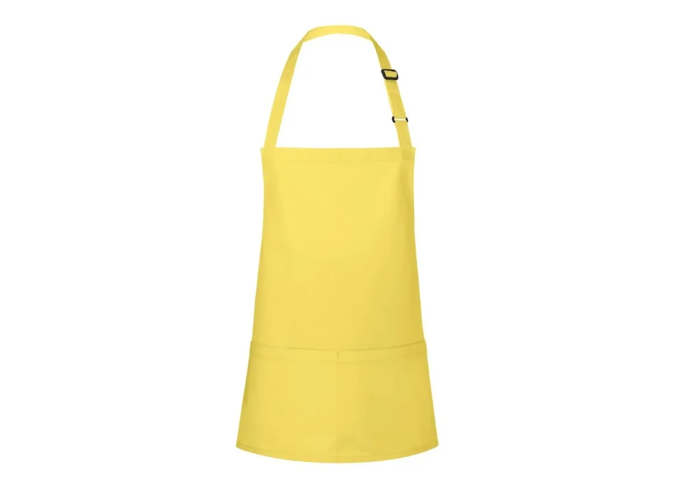 Short Bib Apron Basic With Buckle And Pocket  Gheddi