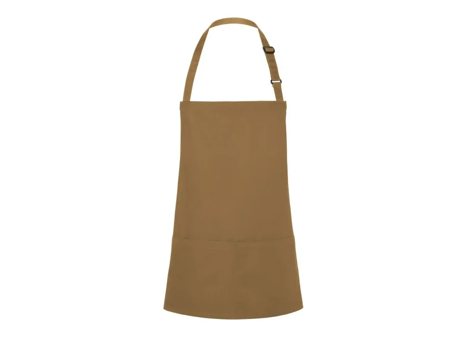 Short Bib Apron Basic With Buckle And Pocket  Gheddi