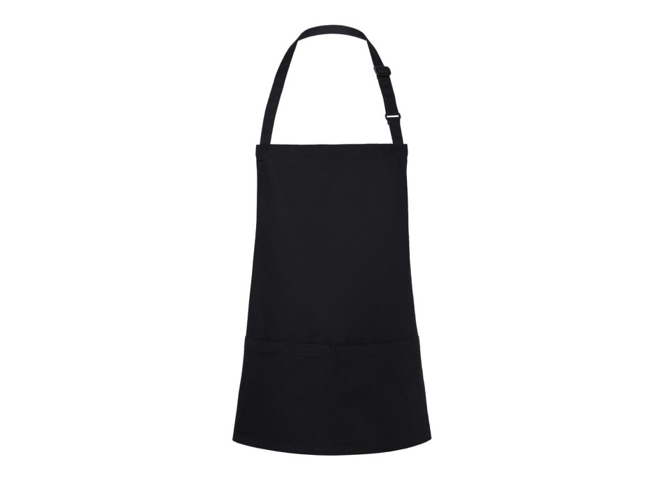 Short Bib Apron Basic With Buckle And Pocket 