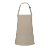 Short Bib Apron Basic With Buckle And Pocket 
