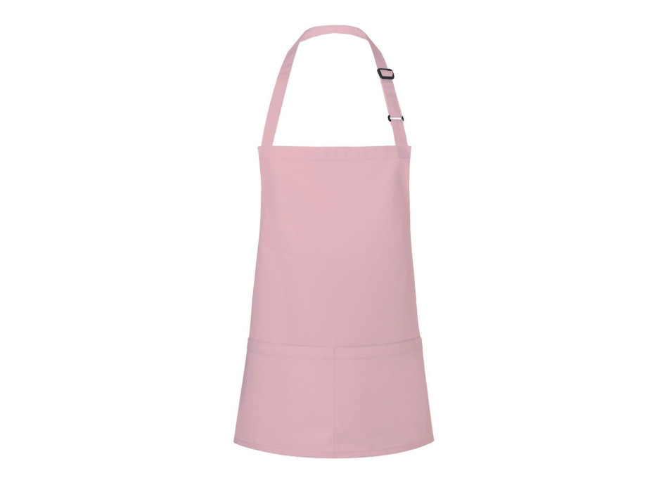 Short Bib Apron Basic With Buckle And Pocket 