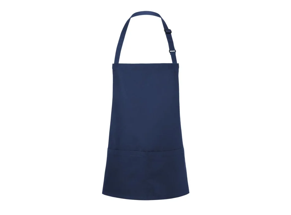 Short Bib Apron Basic With Buckle And Pocket  Gheddi
