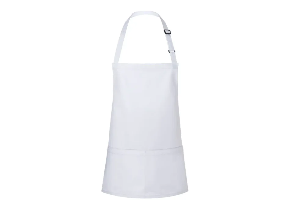 Short Bib Apron Basic With Buckle And Pocket  Gheddi
