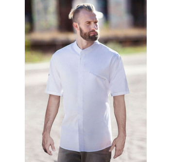 Short-sleeve Chef Jacket Modern-Touch Gheddi