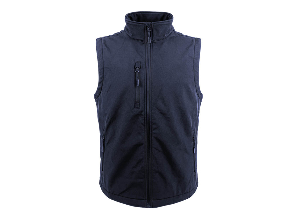 Smanicato softshell unisex in tessuto rigenerato da 280 g/m2 Gheddi