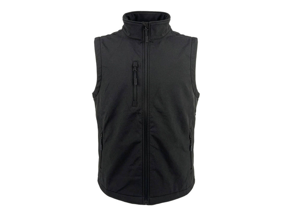 Smanicato softshell unisex in tessuto rigenerato da 280 g/m2 Gheddi