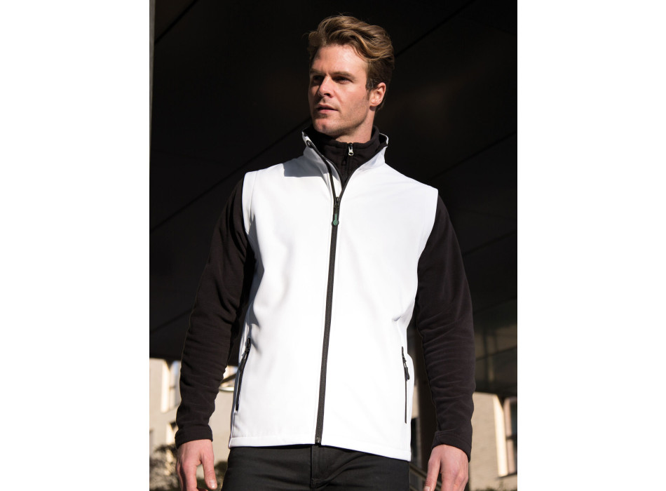 Softshell bodywarmer stampabile