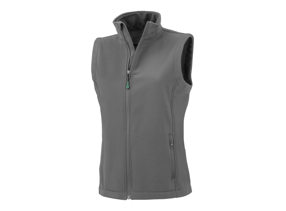 Women's Recycled 2-Layer Printable Softshell Bodywarmer