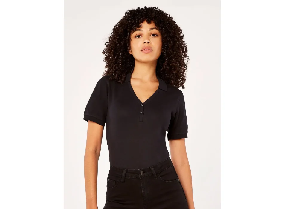 Sophia V-Neck Comfortec Polo Gheddi