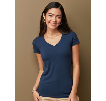 Stretch-T V-Neck women Gheddi