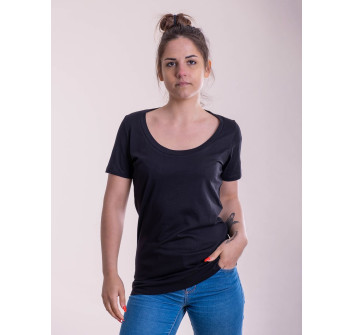 T-shirt donna scollo rotondo Gheddi