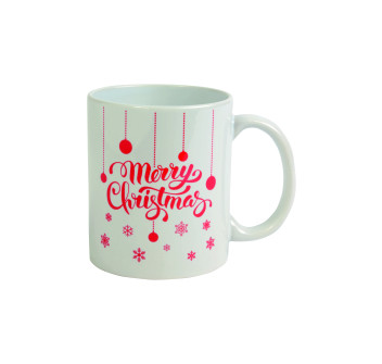 Tazza in ceramica con stampa natalizia. Adatta per la stampa sublimatica