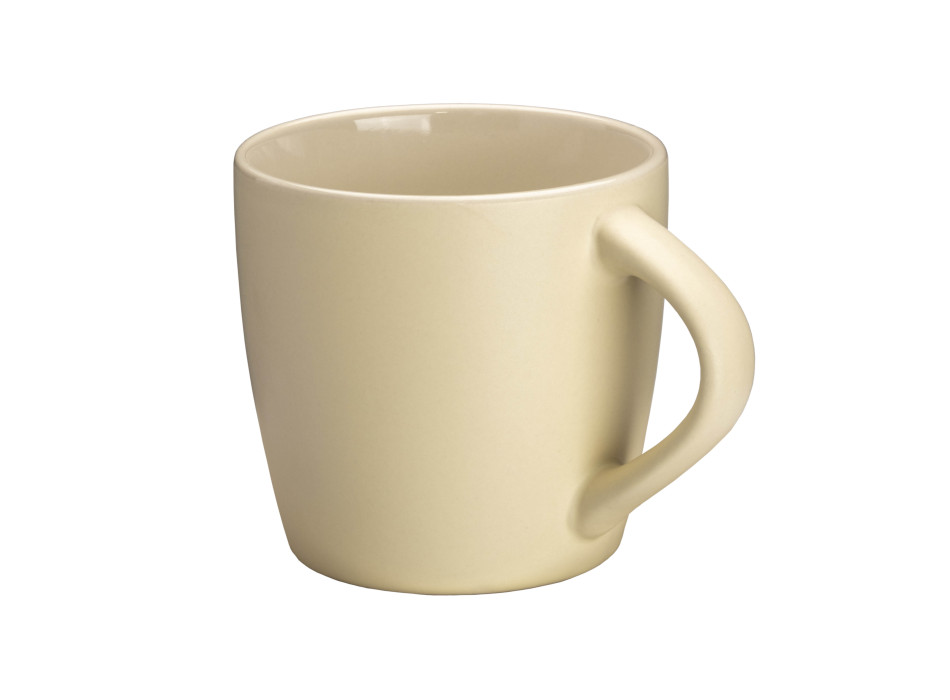Tazza in ceramica da 320 ml. Con esterno opaco e interno lucido