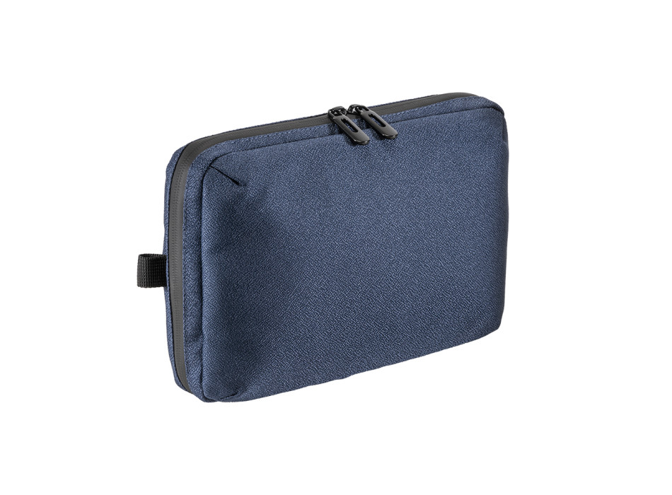 Tech organizer in poliestere riciclato jacquard 600D (lining interno in R-PET)