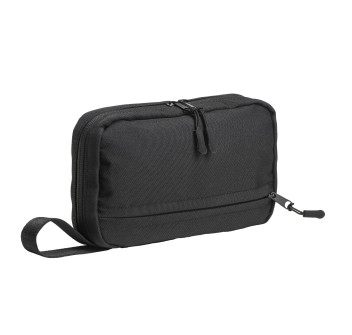 Tech organizer in R-PET 900D con tasche interne e chiusura a zip