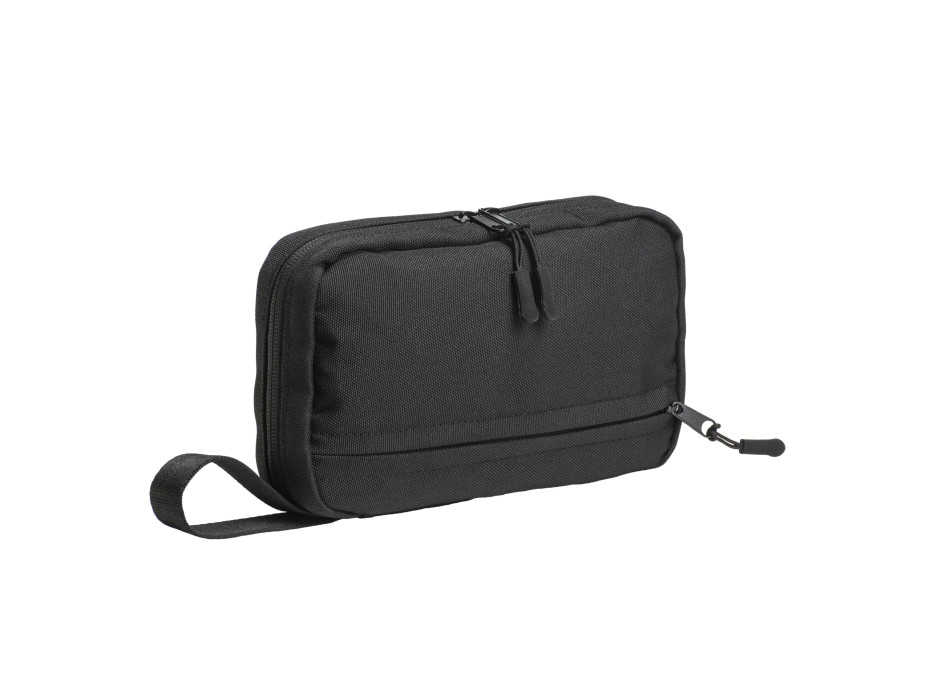 Tech organizer in R-PET 900D con tasche interne e chiusura a zip