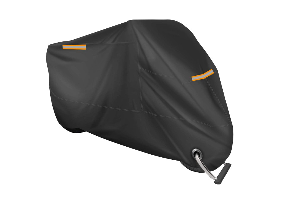 Telo coprimoto in poliestere 190T con bande catarinfrangenti