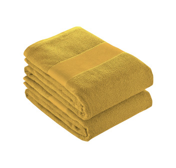 Telo in spugna di cotone 100 % ( 350 gr m2) con banda OPACA stampabile (70x140cm)