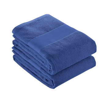 Telo in spugna di cotone 100 % ( 350 gr m2) con banda OPACA stampabile (90x150cm)