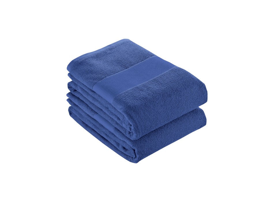 Telo in spugna di cotone 100 % ( 350 gr m2) con banda opaca stampabile (50x100cm)