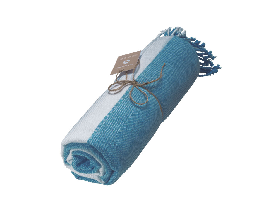 Telo mare/Fouta in cotone riciclato 180 g/m2 certificato GRS