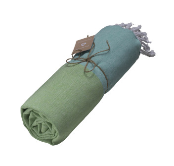 Telo mare/Fouta in cotone riciclato 180 g/m2 certificato GRS