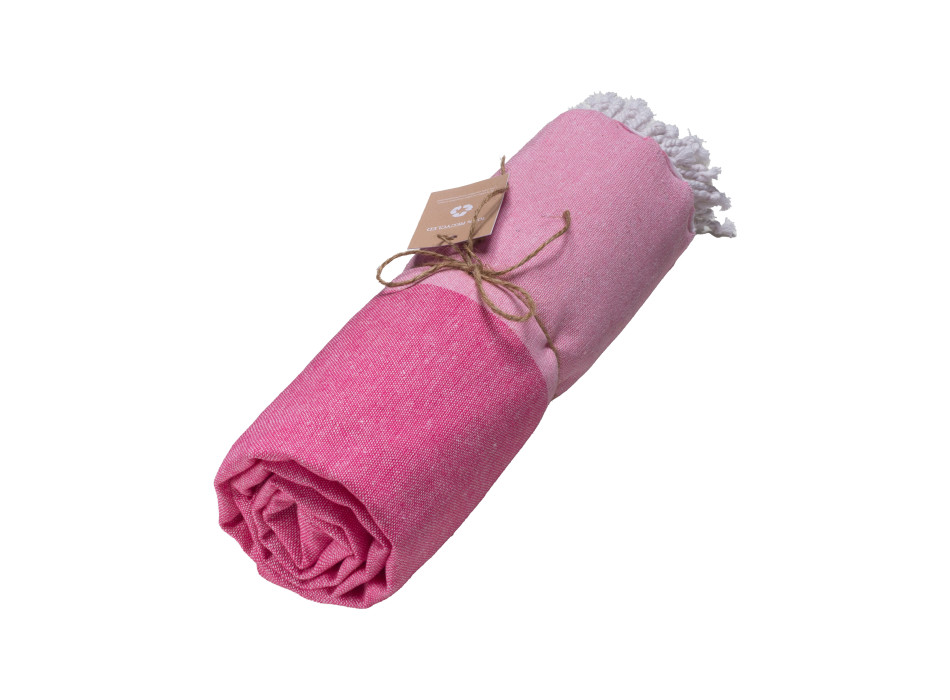 Telo mare/Fouta in cotone riciclato 180 g/m2 certificato GRS