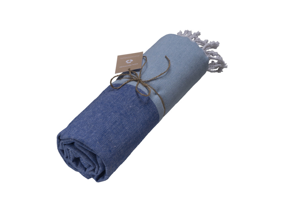 Telo mare in cotone riciclato 180 g/m2 certificato GRS