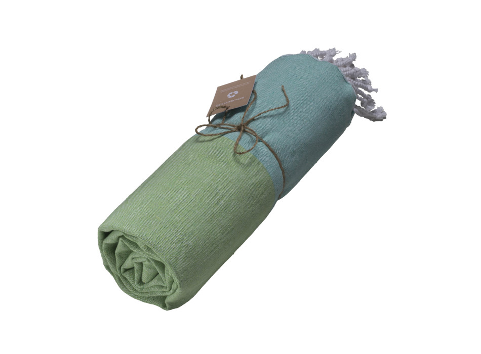 Telo mare in cotone riciclato 180 g/m2 certificato GRS